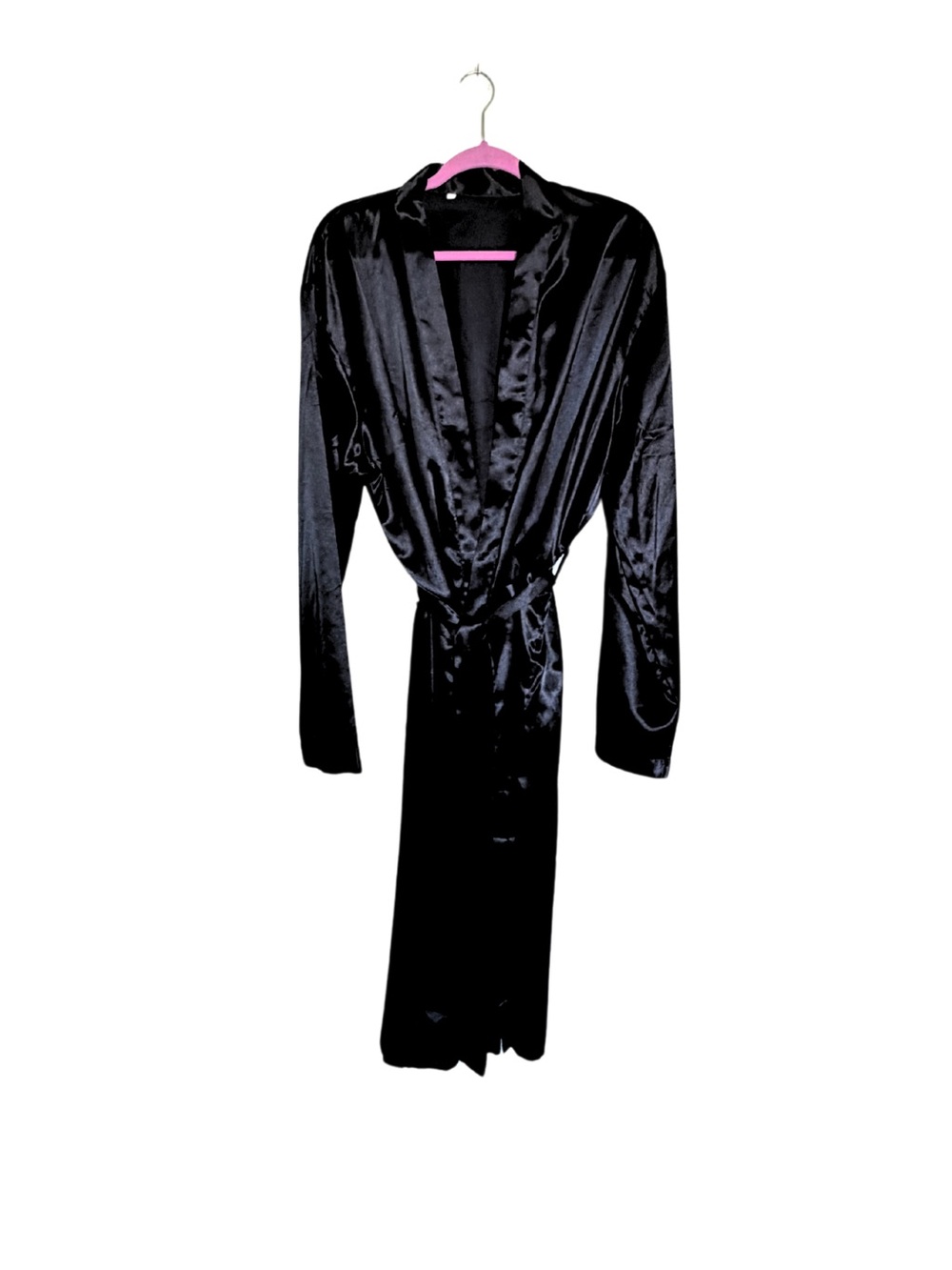 Black Satin Robe for Man or Woman
